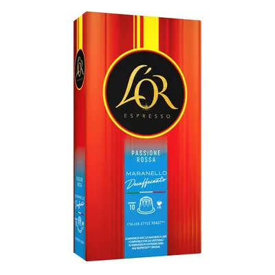 L'OR Passione Rossa Maranello Decaffeinato kapsle pro kávovary Nespresso Original