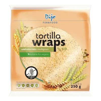 Dijo Tortilla wraps vícezrnné 4 ks