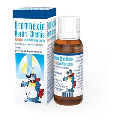 BROMHEXIN BERLIN-CHEMIE 12MG/ML Perorální kapky, roztok 30ML