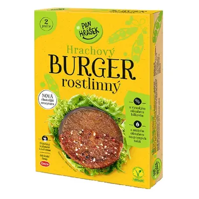 Pan Hrášek Rostlinný burger, 2 ks