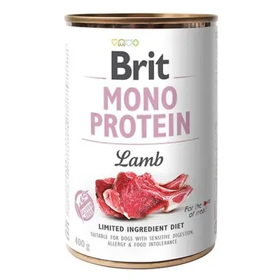 Brit Mono protein Konzerva pro psy – jehněčí