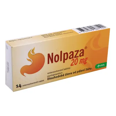 NOLPAZA 20MG enterosolventní tableta 14