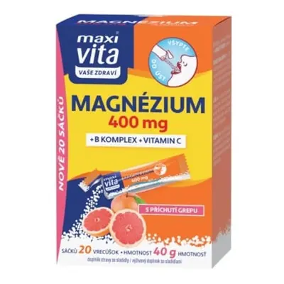 Maxi Vita Magnézium 400mg+B komplex+vit.C 20x2g