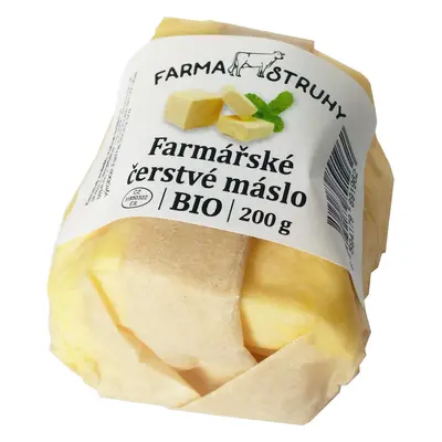 Farma Struhy BIO Farmářské čerstvé máslo