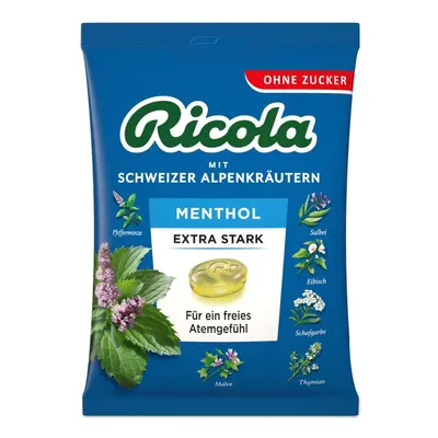 Ricola Mentol extra silný se sladidly