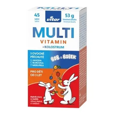 Vitar Kids Multi+kolostrum tbl.45