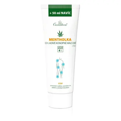 Cannaderm Mentholka chladivé konopné mazání 250 ml