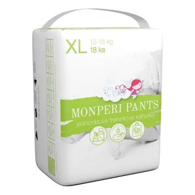 MonPeri EKO Jednorázové plenkové kalhotky XL (13–18 kg)