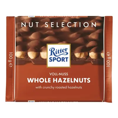 Ritter Sport Mléčná čokoláda s celými ořechy