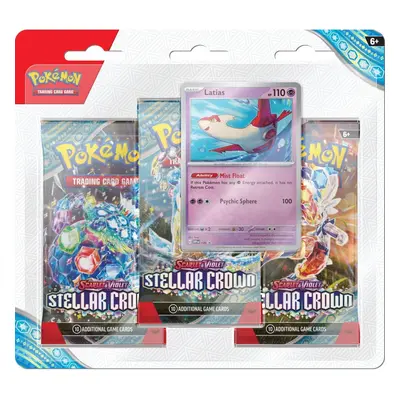 Pokémon TCG: SV07 Stellar Crown – 3 Blister Booster