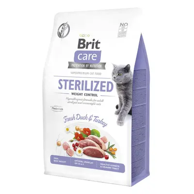 Brit Care Cat Grain-Free Sterilized Weight Control pro kočky