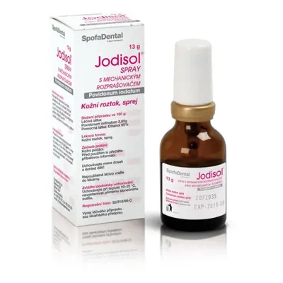 JODISOL SPRAY 38,5MG/G Kožní sprej, roztok 1X13G