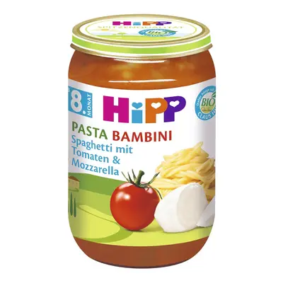 HiPP BIO Pasta Bambini Špagety s rajčaty a mozzarelou