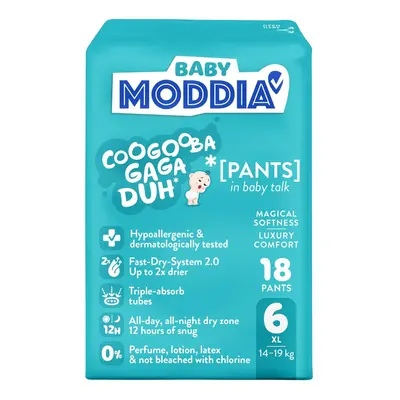 Moddia BABY Plenkové kalhotky 6 XL (14–19 kg)