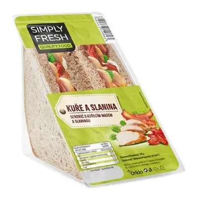 Simply Fresh Sendvič Kuře a slanina