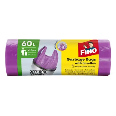 Fino Color pytle na odpadky s uchy 60 l