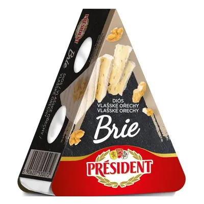 Président Brie ořechový