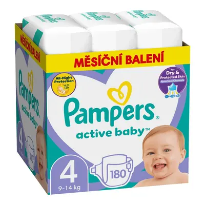 Pampers Active baby jednorázové plenky 4 (9–14 kg)