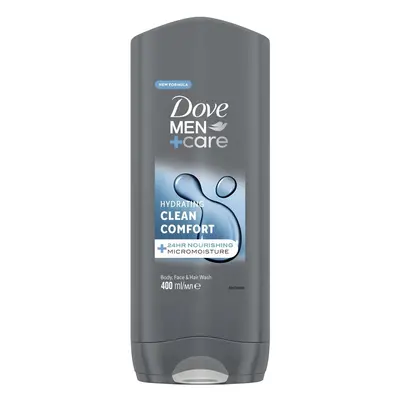 Dove Men+Care Clean Comfort sprchový gel pro muže na tělo a obličej