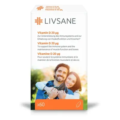 LIVSANE Vitamin D vysoká dávka 60ks