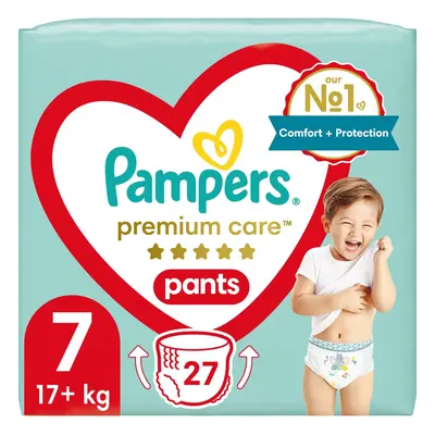 Pampers Premium Care plenkové kalhotky 7 (17+ kg)