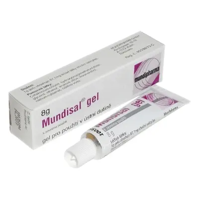 MUNDISAL 87,1MG/G Orální gel 1X8G