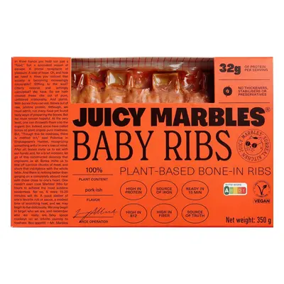 Juicy Marbles' Plant-based Baby ribs