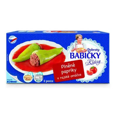 Dobroty babičky Kláry Plněná paprika s rajskou omáčkou