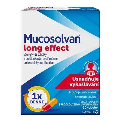 MUCOSOLVAN LONG EFFECT 75MG Tvrdá tobolka s prodlouženým uvolňováním 20