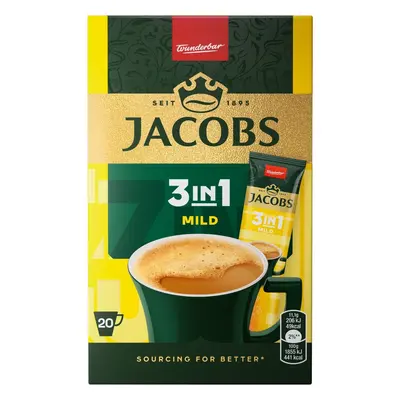 Jacobs Latte Mild 3v1 (20×11,1 g)