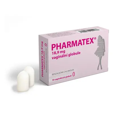 PHARMATEX 18,9MG Vaginální kulička 10