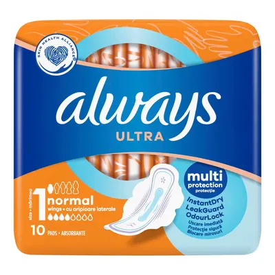 Always Ultra Normal Hygienické vložky s křidélky