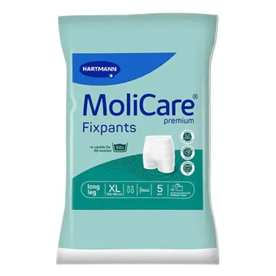 FIXAČNÍ KALHOTKY MOLICARE PREMIUM FIXPANTS XL OBVOD BOKŮ 100-160CM,5KS