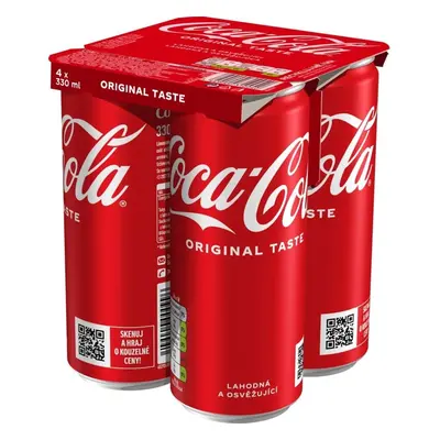 Coca-Cola (4x0,33 l) plech