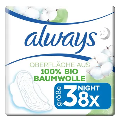 Always Cotton Protection Ultra Night Hygienické vložky s křidélky