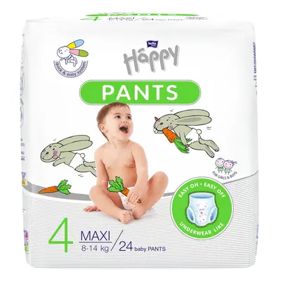 Bella Baby Happy Jednorázové plenkové kalhotky maxi 8–14 kg (velikost 4)