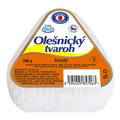 Moravia Olešnický tvaroh tvrdý