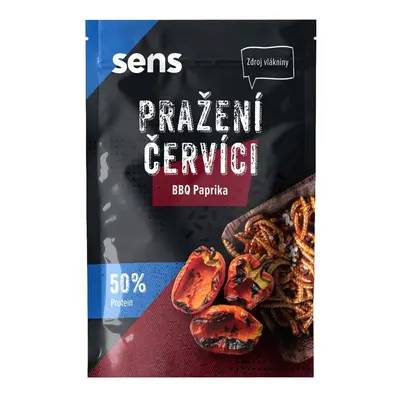 SENS Pražení křupaví červíci BBQ paprika