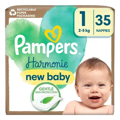 Pampers Harmonie Baby dětské plenky velikost 1 (2–5 kg)