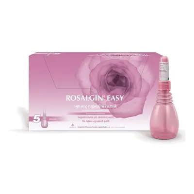 ROSALGIN EASY 140MG Vaginální roztok 5X140ML