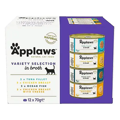 Applaws Cat Variety konzerva pro kočky supreme multipack (12×70 g)