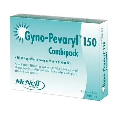 GYNO-PEVARYL COMBIPACK 150MG+10MG/G Krém + vaginální kulička 3+15G