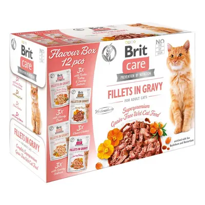 Brit Care kapsičky pro kočky multipack, 12×85 g