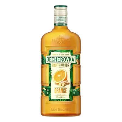 Becherovka Orange and Ginger bylinný likér 20% obj.