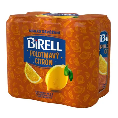 Birell Polotmavý citron 6×0,5 l plech