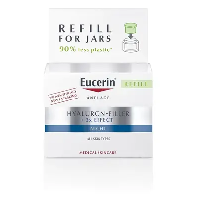 Eucerin HYALURON-FILLER+3xEFFECT noč.kr.refill50ml