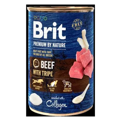 Brit Premium by Nature Beef with Tripes konzerva pro psy