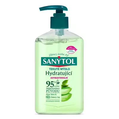 Sanytol Hydratující antibakteriální mýdlo aloe vera & zelený čaj