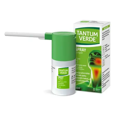 TANTUM VERDE SPRAY 1,5MG/ML Orální sprej, roztok 30ML