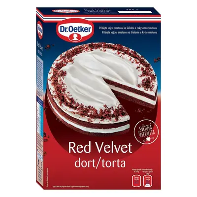 Dr.Oetker Red Velvet dort sypká směs